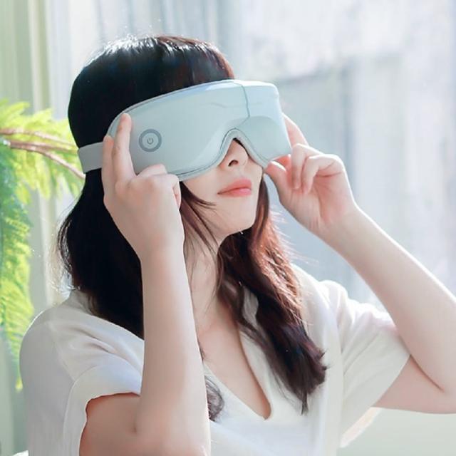 【3ZeBra 三隻斑馬】5C莫蘭迪音樂按摩眼罩 G05-29(無線熱敷眼部按摩器 熱敷眼罩 母親節禮物)