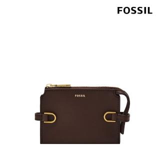 【FOSSIL 官方旗艦館】Kier 仙人掌純素皮革卡夾零錢包-義式咖啡色 SL6557206