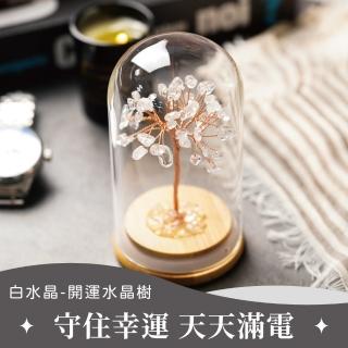 【GOODTIME】白水晶開運招財水晶大款擺飾 能量淨化和增幅(免費客製化刻字)