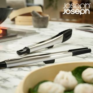 【Joseph Joseph】Elevate系列 不沾桌矽膠餐夾2件組(牛排夾 麵夾 料理夾 交換禮物)