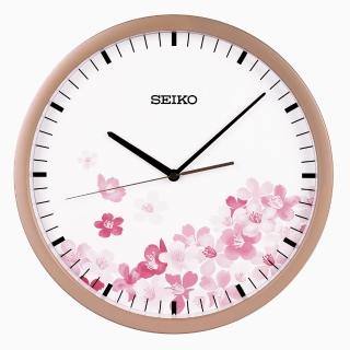 【SEIKO 精工】浪漫櫻花指針式掛鐘 時鐘 送禮 禮物 推薦(PIA020P)