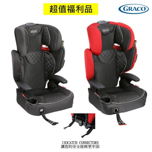【Graco 福利品】幼兒成長型輔助汽車安全座椅AFFIX3-12歲長期(ISO-CATCH安心固定裝置)