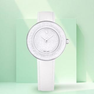 【SWAROVSKI 施華洛世奇】Crystalline Lustre水晶光彩 時尚手錶 女錶-33mm(5668887)