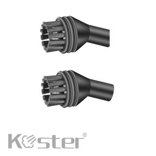 【KOSTER】塑膠小尼龍刷組2入 蒸汽機 蒸氣清潔機 高壓蒸氣清洗機(型號SC10C 配件)