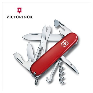 【VICTORINOX 瑞士維氏】Climber 瑞士刀/紅/14用(1.3703)