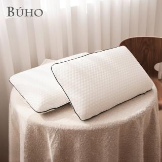 【BUHO 布歐】針織緹花釋壓助眠記憶枕-麵包款(2入/組)