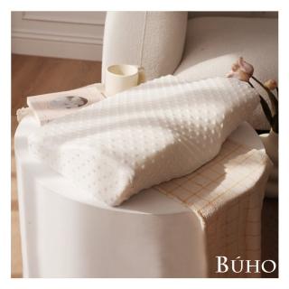 【BUHO 布歐】3D立體泡泡絨人體工學護頸記憶枕-蝶型款(1入)