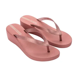 【IPANEMA】特殊紋厚底人字拖鞋(藕粉色)