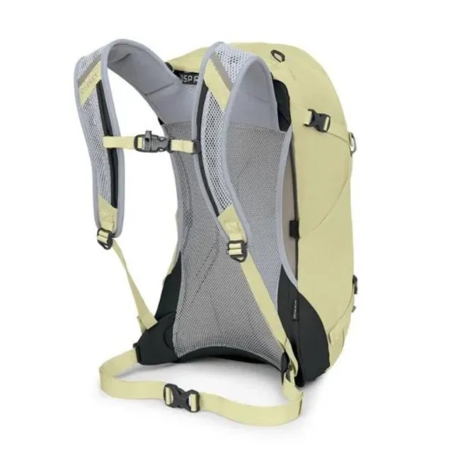 【Osprey】雙11 Hikelite 26 輕量網架背包 星塵黃/灰狼(健行背包 運動後背包 多功能背包)