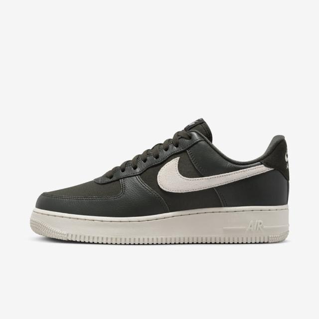 【NIKE 耐吉】Air Force 1 07 LX 男 休閒鞋 運動 經典 AF1 穿搭 墨綠(DV7186-301)