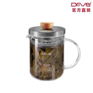 【Driver】冷熱兩用沖茶壺-400ml(泡茶壺 沖茶壺 熱茶壺 沏茶壺 冷水壺 耐熱玻璃壺 玻璃壺 沖泡茶壺)