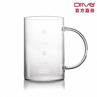 【Driver】CP耐熱玻璃馬克杯-400ml(耐熱玻璃壺 玻璃杯 冷水杯 咖啡杯 茶杯 耐熱玻璃杯)