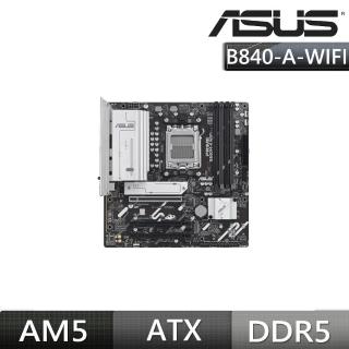 【ASUS 華碩】板+U組合 AMD★PRIME B840M-A WIFI-CSM 主機板+AMD Ryzen R5-9600X 六核心處理器CPU