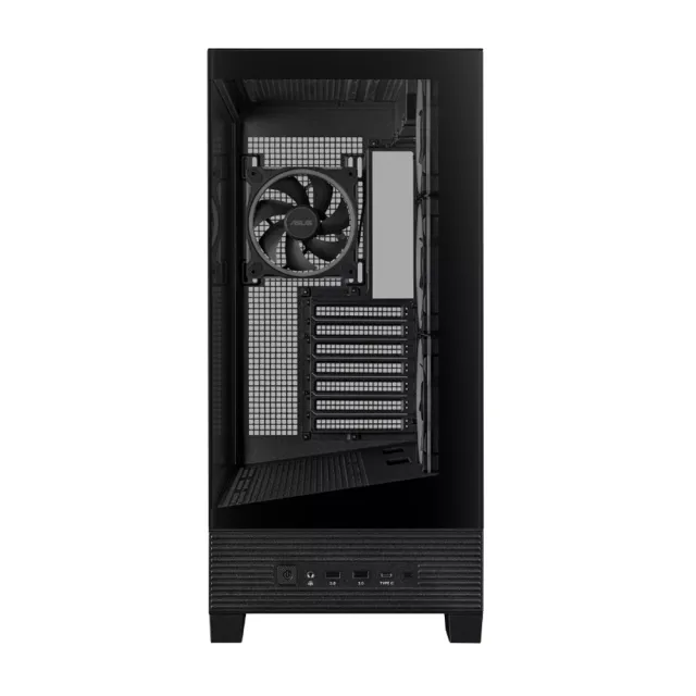 【ASUS 華碩】A31 PLUS 中塔電腦機殼 全景玻璃 黑色(A31-PLUS-B)