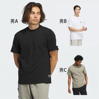 【adidas 愛迪達】上衣 男款 女款 中性 短袖 多款任選(IX9017 IZ1171 IS0297 IW5824 IX3540 JF2457)