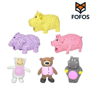 【FOFOS兩只福狸】環保橡膠寵物發聲玩具(狗玩具 寵物玩具 耐咬玩具)