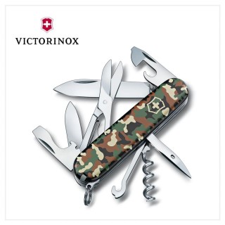 【VICTORINOX 瑞士維氏】Climber 瑞士刀/迷彩/14用(1.3703.94)
