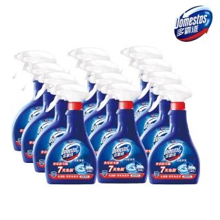 【Domestos 多霸道】強效抗汙潔廁泡泡 330g 12入組 箱購(薄荷香 奈米防汙膜 浴廁清潔劑)