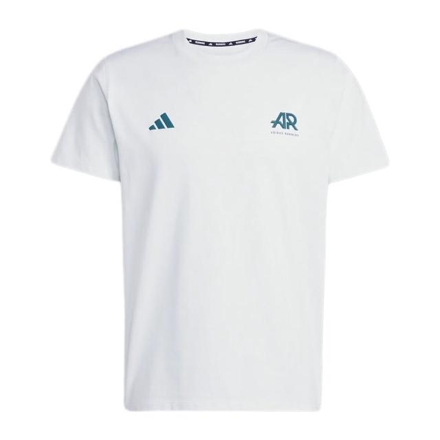 【adidas 愛迪達】OTR AR Tee UNI 男女 T恤 短袖上衣 運動上衣 慢跑 訓練 白(JC7367)