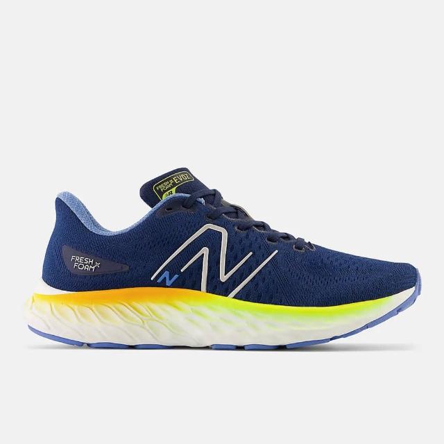 【NEW BALANCE】Fresh Foam X Evoz V3 男 慢跑鞋 2E 寬楦 緩震 藍(MEVOZLH3)