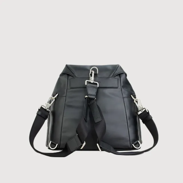 【BRAUN BUFFEL 德國小金牛】福利出清品 亞斯賓 後背包-黑色(BF544-62-BK) 男包送禮推薦