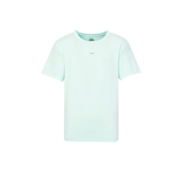 【FILA官方直營】男 Lycra Sport 圓領T恤 機能T恤-淺綠(1TEZ-1601-LN)