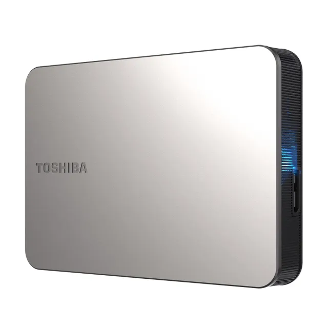 【TOSHIBA 東芝】Canvio Flex X2 4TB 2.5吋外接式硬碟(USB3.2/三年保固/銀)