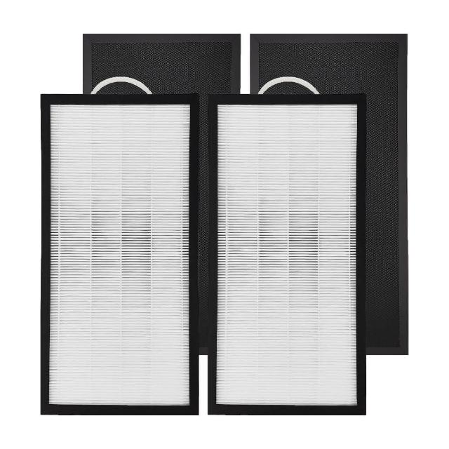 【RENZA】適用 LUFTRUM 瑞際 BC800 17-30坪 電漿除菌空氣清淨機(HEPA+活性碳 濾網 濾芯 濾心)