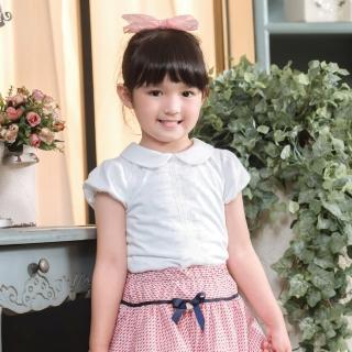 【ANNY’S 安妮公主】小圓領細版網紗蕾絲造型春夏款公主袖透氣上衣(3172白色)