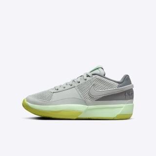 【NIKE 耐吉】JA 1 GS 大童 籃球鞋 運動 實戰 球鞋 緩震 灰熊 莫蘭特 銀灰 綠(DX2294-003)