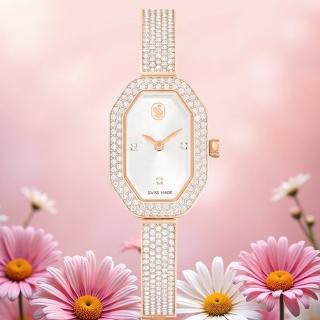 【SWAROVSKI 施華洛世奇】Dextera Bangle 璀璨 手環式 手錶 女錶 禮物-30.5x19mm(5672992)