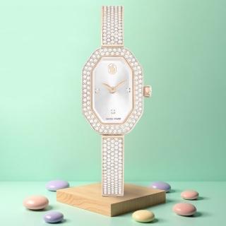 【SWAROVSKI 施華洛世奇】Dextera Bangle 璀璨 手環式 手錶 女錶 禮物-30.5x19mm(5672987)