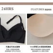 【24HRS】2件組－V領美背款 親膚無痕內衣  大尺碼 4色任選(無鋼圈內衣 女內衣 女內著 背扣式)