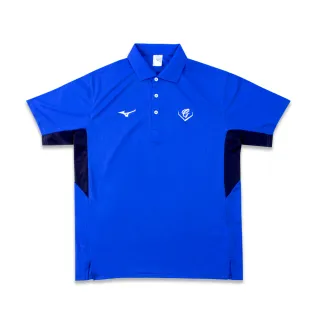 【富邦悍將】2025美津濃球員版POLO衫(寶藍_S-3XL)