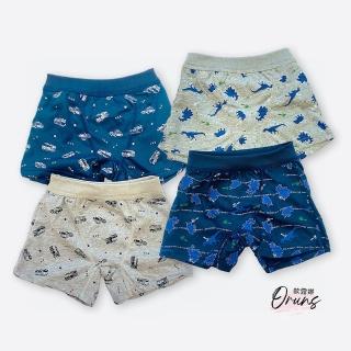 【Oluna 歐露娜】大男童平口褲 XXL-4XL(男童內褲 大男孩四角褲 小學內褲 男童四角褲 兒童內褲)