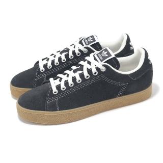 【adidas 愛迪達】休閒鞋 Stan Smith CS 男鞋 女鞋 黑 膠底 復古 麂皮 史密斯 愛迪達(IG1284)