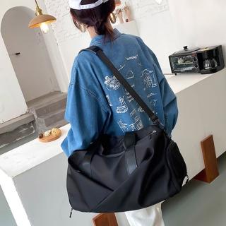 【LEESA】禮物\包包\手提包\斜揹包\旅行袋\健身包\黑色包包\行李袋\乾溼分離\輕便行李袋\收納袋\