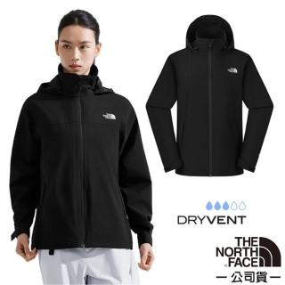 【The North Face】女 SANGRO DRYVENT 防風防水透濕耐磨保暖連帽外套.機能風衣夾克(8CK6-4H0 宇宙黑)