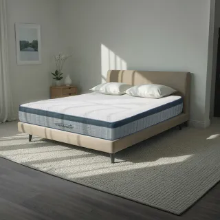 【Therapedic 沛迪醫生】麻助二代/比利時CBD微膠囊/天然漢麻紗/日本冰晶紗/超能助眠獨立筒(單人加大3.5尺)