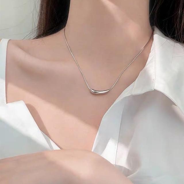 【LEESA】母親節禮物 小禮物\小女生禮物\925純銀項鍊\正韓項鍊\不掉色項鍊\女生項鍊\韓國項鍊\抗過敏項鍊\