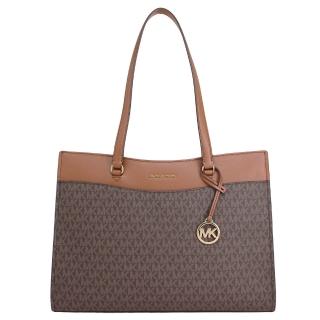 【Michael Kors】JET SET TRAVEL系列PVC材質 手提包 / 肩揹包 / 大托特包(字母咖)