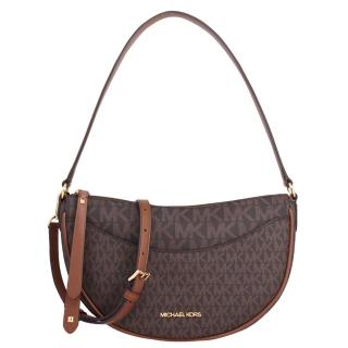 【Michael Kors】DOVER系列大款半月包 / 肩揹包 / 斜揹包(字母咖)
