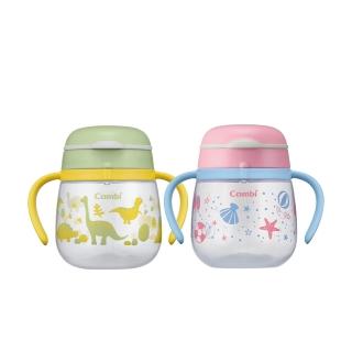 【Combi】LakuMug樂可杯第2階段直飲杯240ml(恐龍世界 / 陽光沙灘)