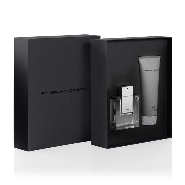 【Porsche Design 保時捷】純粹風格男性淡香水禮盒-淡香水100ml/2合1洗髮沐浴膠200ml(專櫃公司貨)
