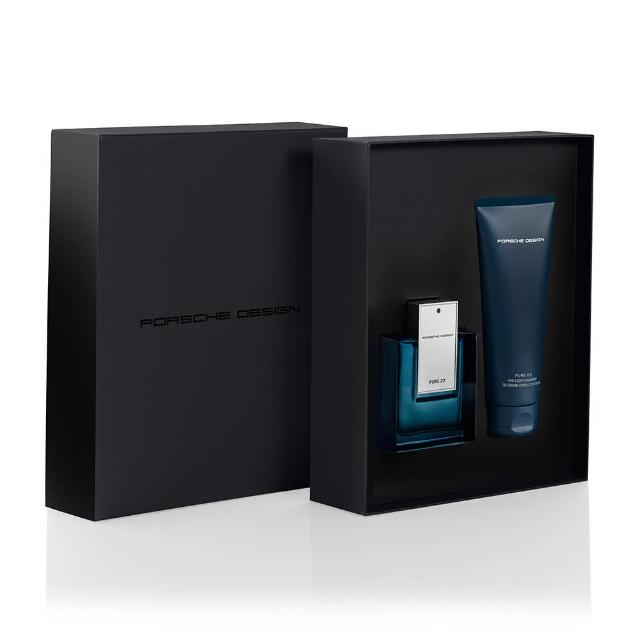 Porsche Design 保時捷 純粹時光男性淡香精禮-淡香精100ml 2合1洗髮沐浴膠200ml 專櫃公司貨