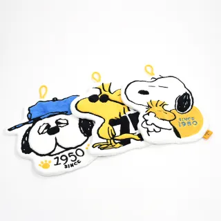 【SNOOPY 史努比】75周年紀念超細纖維造型擦手巾-3入組(吸水快乾 不掉棉絮 3款選)