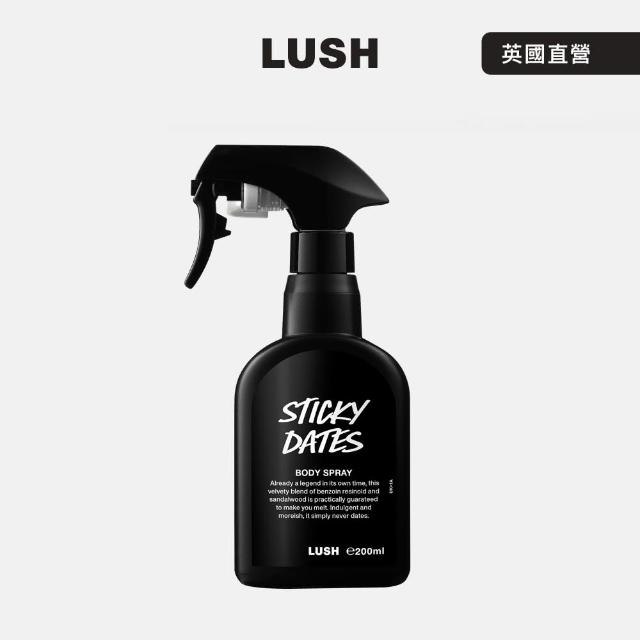 【LUSH 嵐舒】椰棗布丁身體噴霧 200ml(香氛噴霧/安息香/檀木/甜蜜香氣)