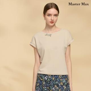 【Master Max】高棉柔軟親膚簡約素面上衣(8517018)