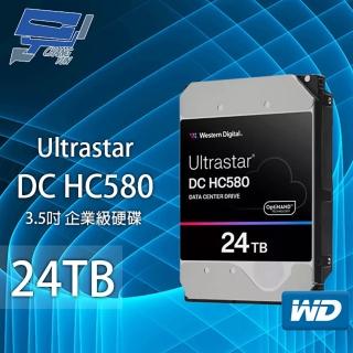 【WD 威騰】昌運監視器 WD Ultrasta DC HC580 24TB 企業級硬碟(WUH722424ALE6L4)