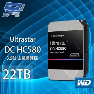 【WD 威騰】昌運監視器 WD Ultrastar DC HC580 22TB 企業級硬碟(WD722422ALE6L4)